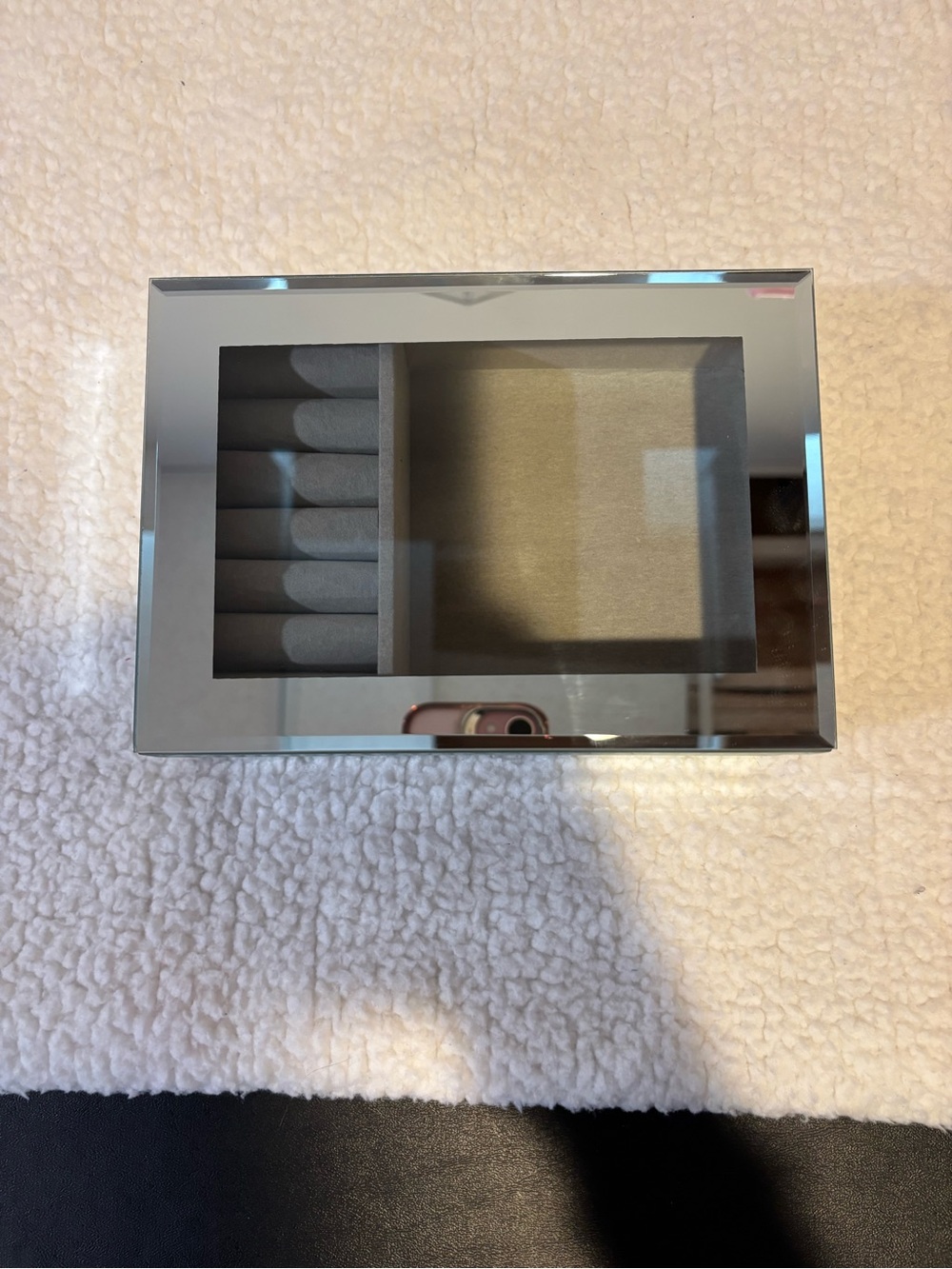 Mirrored Jewelry Organizer Box